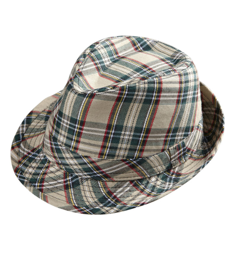 ΑΠΟΚΡΙΑΤΙΚΟ ΚΑΠΕΛ FEDORA TARTAN