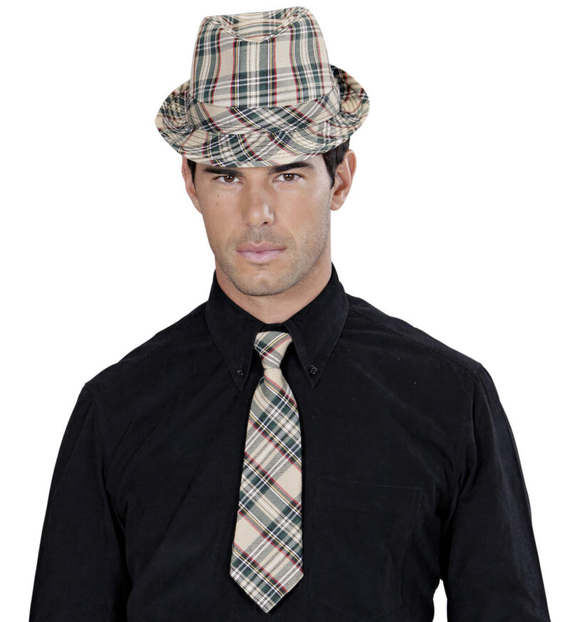 ΑΠΟΚΡΙΑΤΙΚΟ ΚΑΠΕΛ FEDORA TARTAN