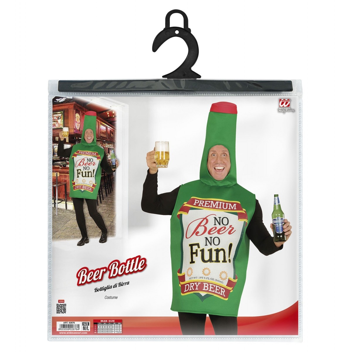 costume bottiglia di birra